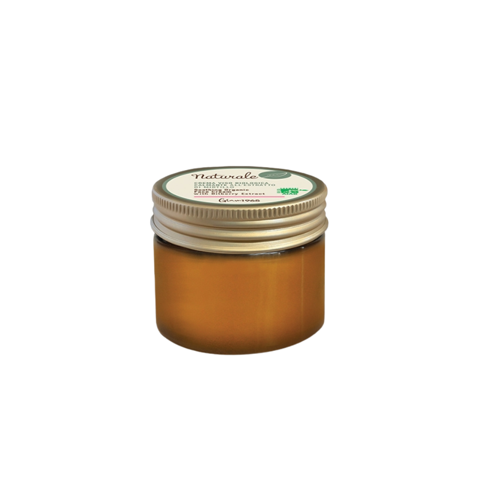 Crema viso biologica calmante all'estratto di mirtillo